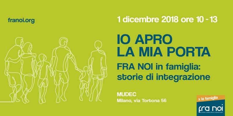 “IO APRO LA MIA PORTA. FRA NOI IN FAMIGLIA: STORIE DI INTEGRAZIONE”