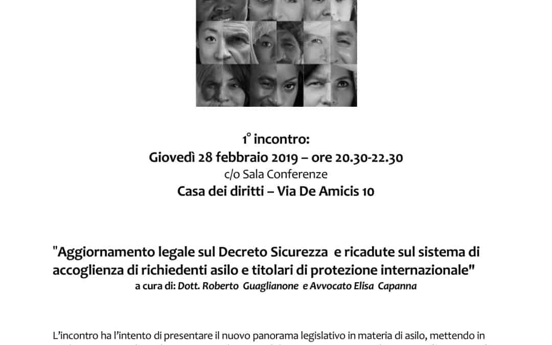 Aggiornamento legale sul Decreto Sicurezza e ricadute sul sistema di accoglienza di richiedenti asilo e titolari di protezione internazionale