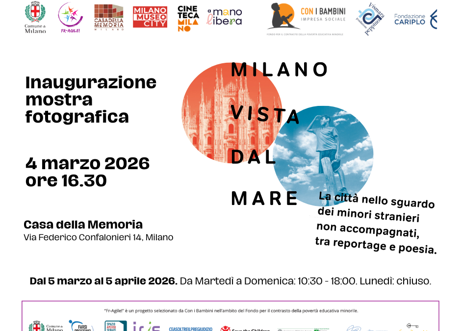 Milano vista dal mare: lo sguardo dei minori stranieri non accompagnati approda alla Casa della Memoria